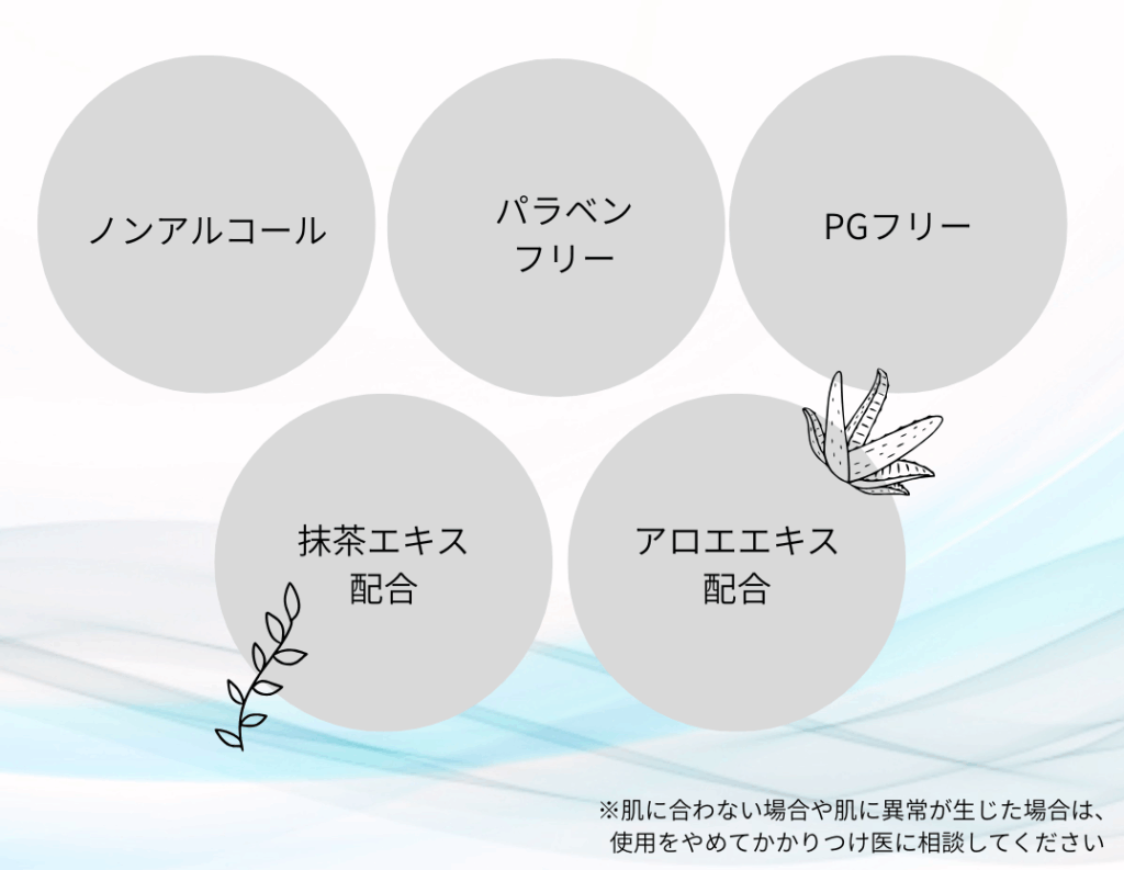 ジムクロス(充填タイプ)薬液のこだわりポイント